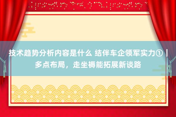 技术趋势分析内容是什么 结伴车企领军实力①｜多点布局，走坐褥能拓展新谈路