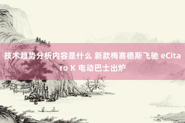 技术趋势分析内容是什么 新款梅赛德斯飞驰 eCitaro K 电动巴士出炉