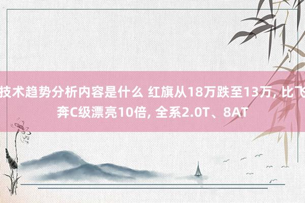 技术趋势分析内容是什么 红旗从18万跌至13万, 比飞奔C级漂亮10倍, 全系2.0T、8AT